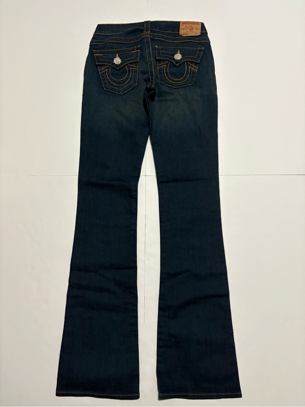 True Religion Becky Bootcut Jeans Made in USA Dark Wash Size 25